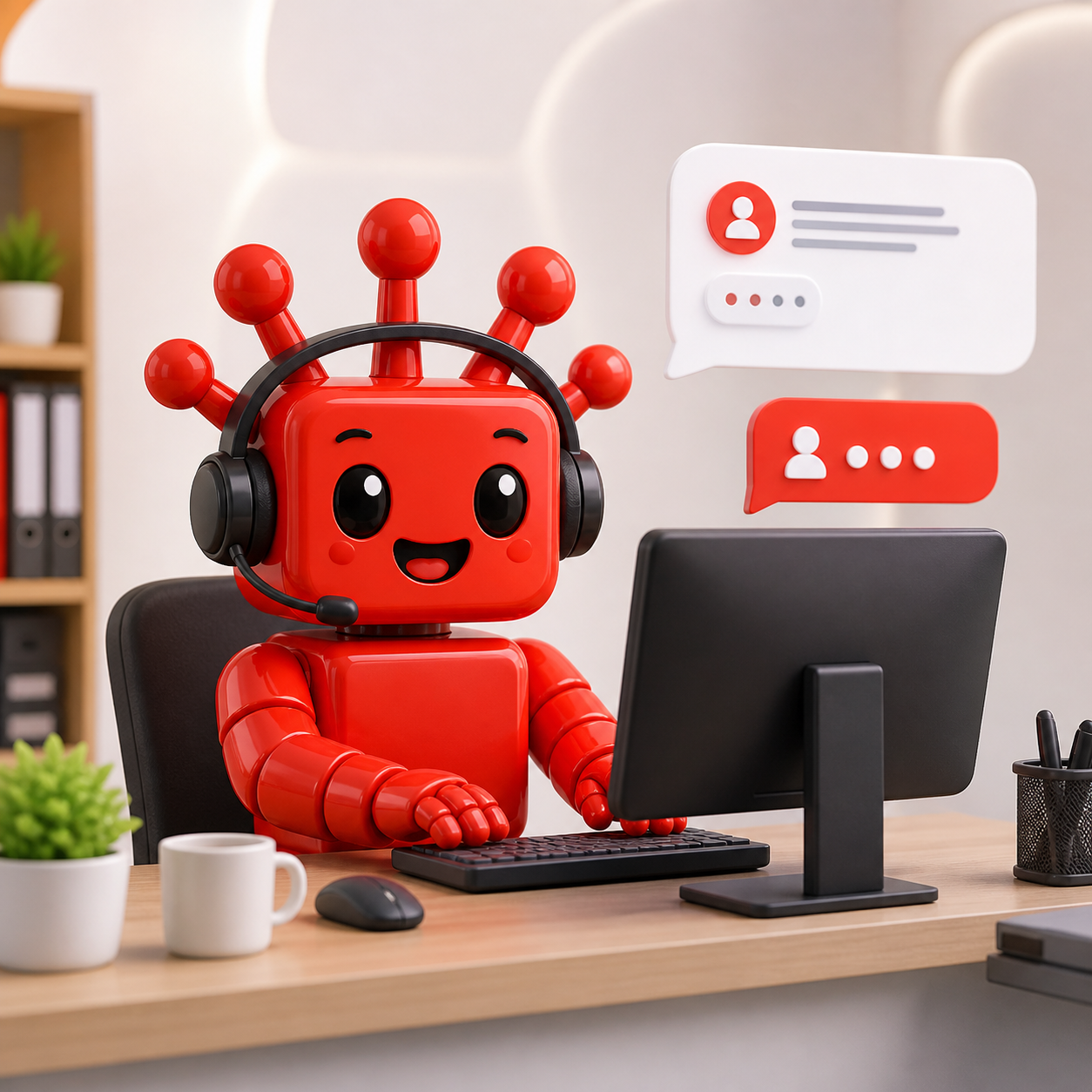 Customer & CRM Support Resora character