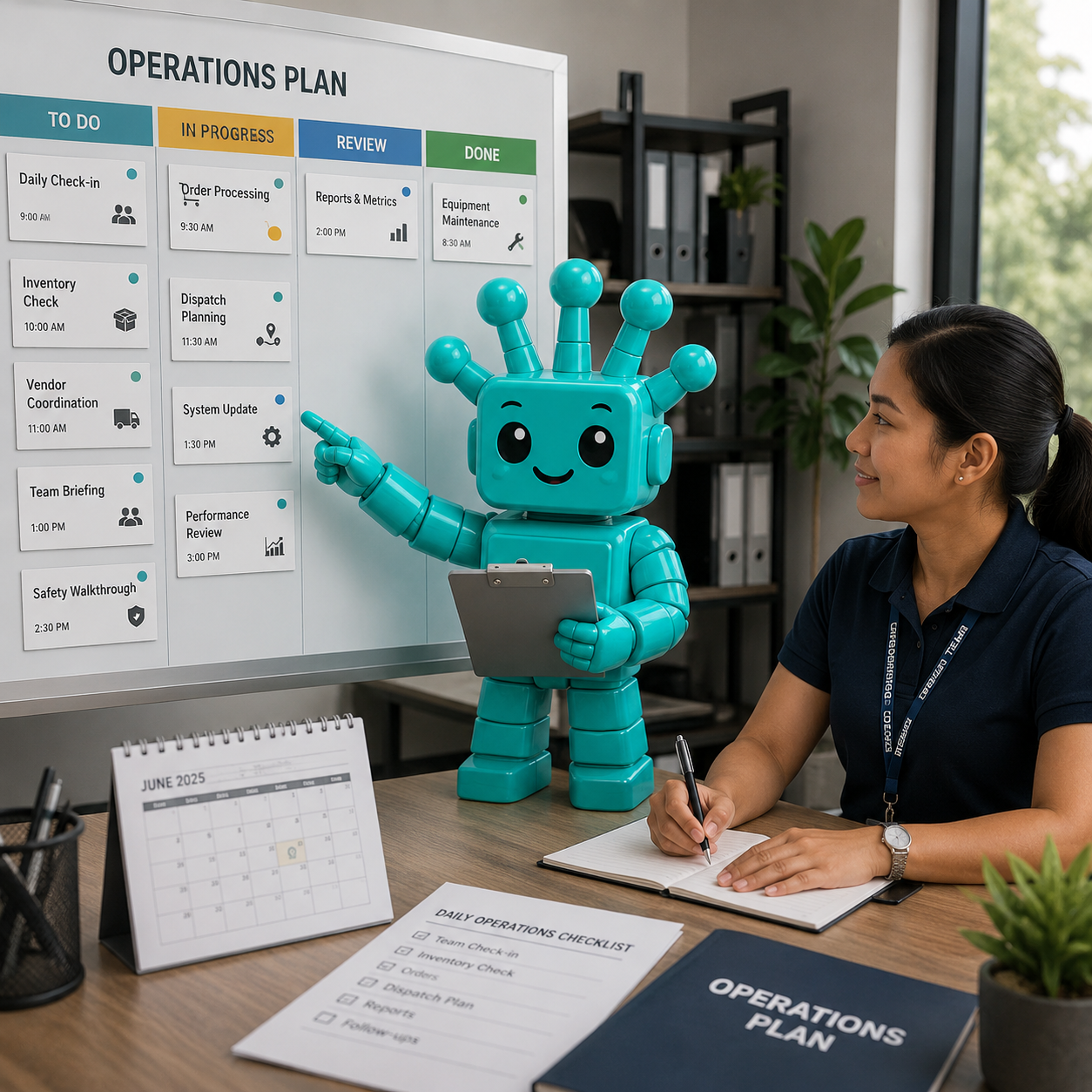 Operations Coordinator Resora character
